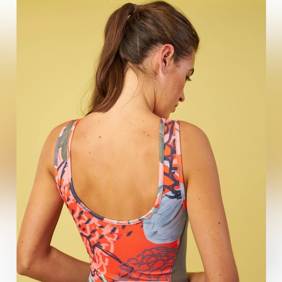 RARE Gymshark x Nikki B Printed Plunge Bodysuit - Picture 5 of 16